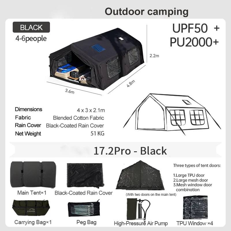 7.2 Inflatable Tent - Family